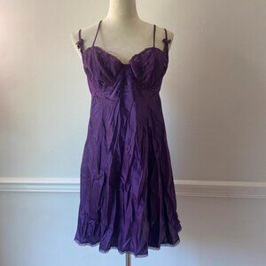 Vintage purple slip dress